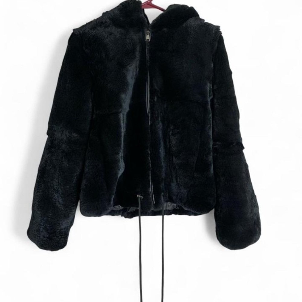 ✨ LUXE REAL FUR HOODED JACKET ✨ Size Medium